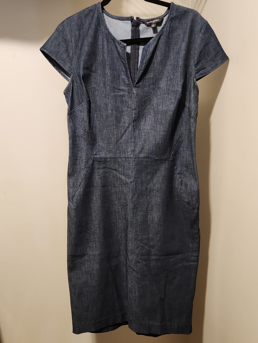 Banana Republic Dark Blue Denim Top
